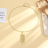 "Only in the remembrance of Allah will your hearts find peace" necklace