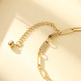 Link Chain Paperclip-style Bracelet (4.0mm)