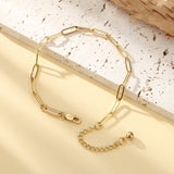 Link Chain Paperclip-style Bracelet (4.0mm)