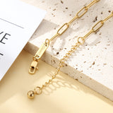 Link Chain Paperclip-style Bracelet (4.0mm)