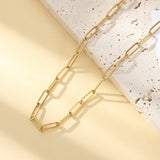 Link Chain Paperclip-style Necklace (4.0mm)