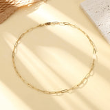 Link Chain Paperclip-style Necklace (4.0mm)