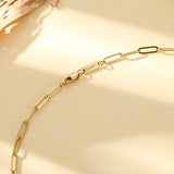 Link Chain Paperclip-style Necklace (4.0mm)