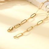 Link Chain Paperclip-style Necklace (4.0mm)