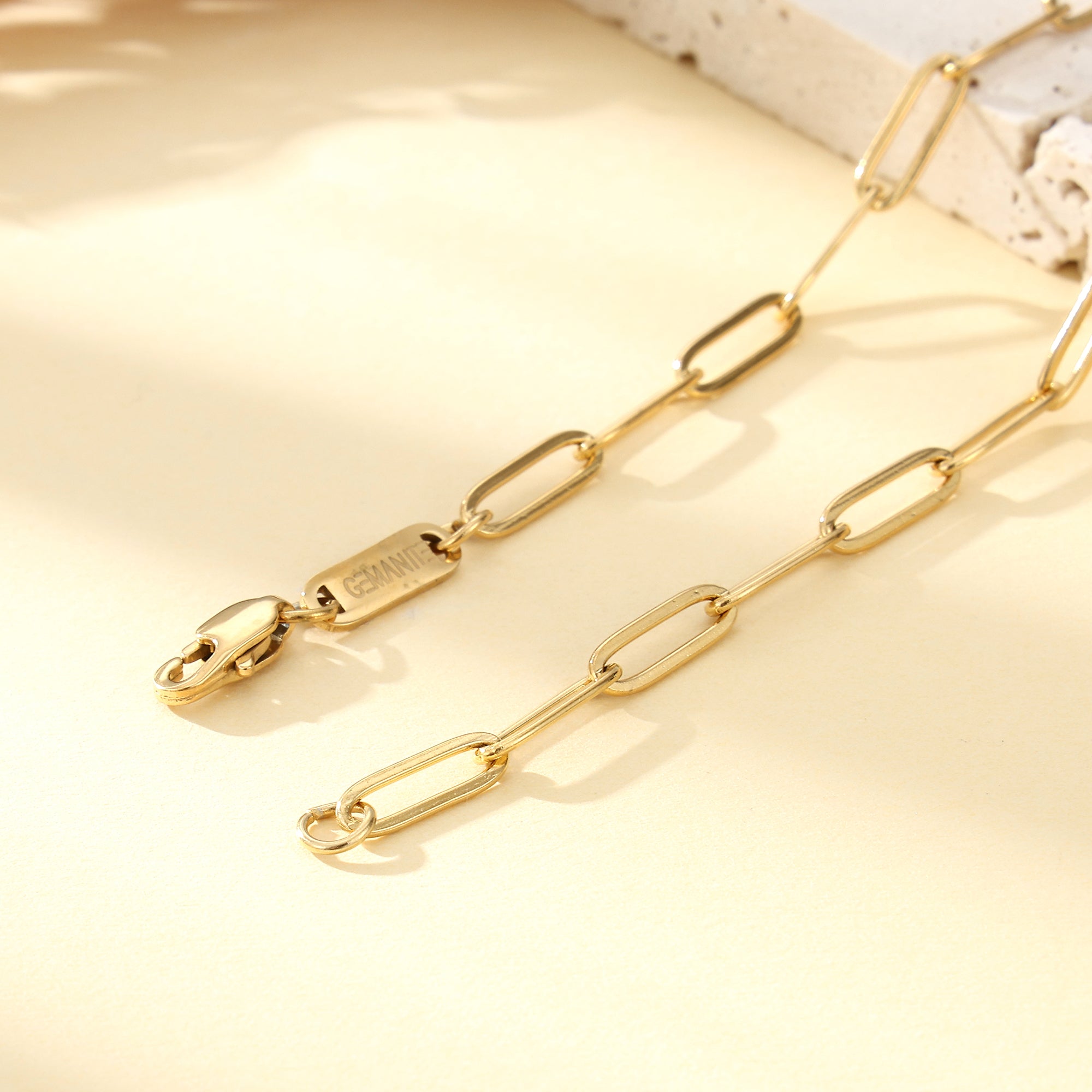 Link Chain Paperclip-style Necklace (4.0mm)