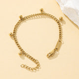 Dangling Bead Chain Bracelet