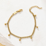 Dangling Bead Chain Bracelet