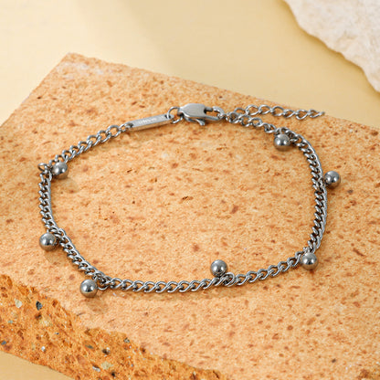 Dangling Bead Chain Bracelet