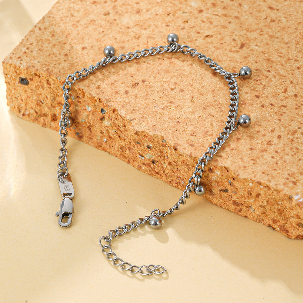 Dangling Bead Chain Bracelet