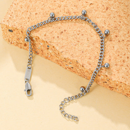 Dangling Bead Chain Bracelet