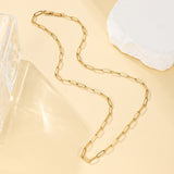 Link Chain Paperclip-style Necklace (4.0mm)