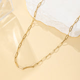 Link Chain Paperclip-style Necklace (4.0mm)