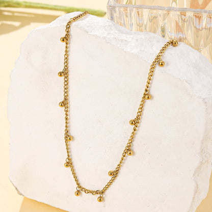 Dangling Bead Chain Necklace