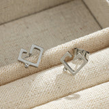 Love/ Hoob Earrings (Koofi collagraphy)