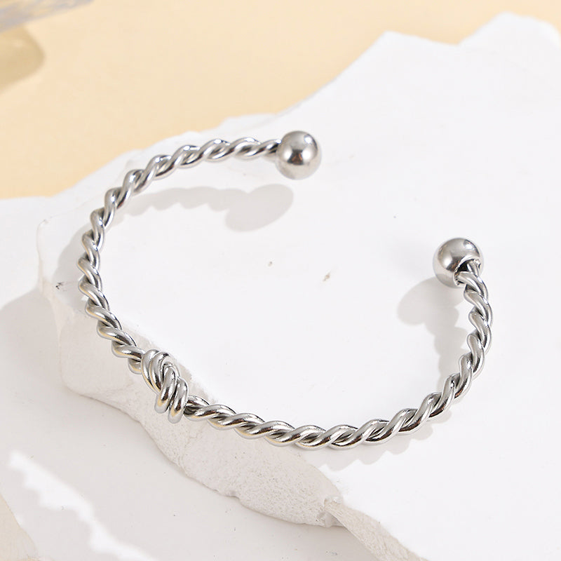 Rope Wire Knot Cuff