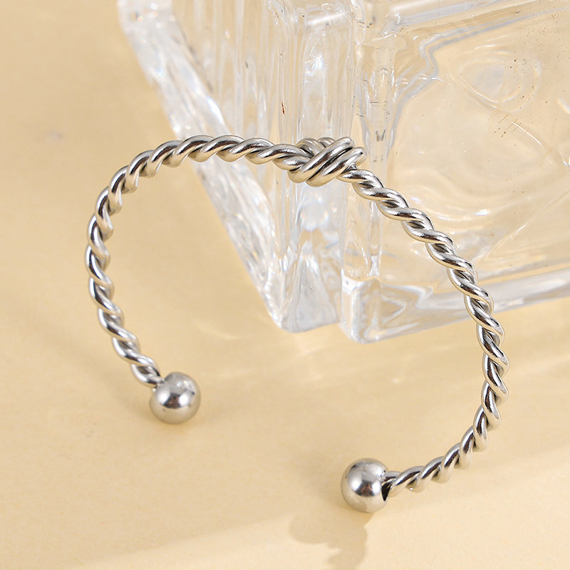 Rope Wire Knot Cuff