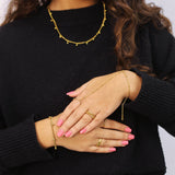 Dangling Bead Chain Bracelet