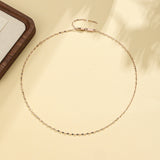 Lip Chain Necklace (2mm)