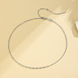 Link Chain Paperclip-style Necklace (2.5mm)