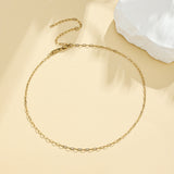 Link Chain Paperclip-style Necklace (2.5mm)