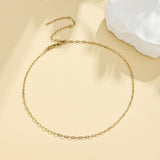 Link Chain Paperclip-style Anklet (2.5mm)