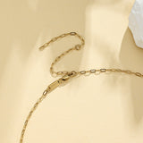 Link Chain Paperclip-style Anklet (2.5mm)